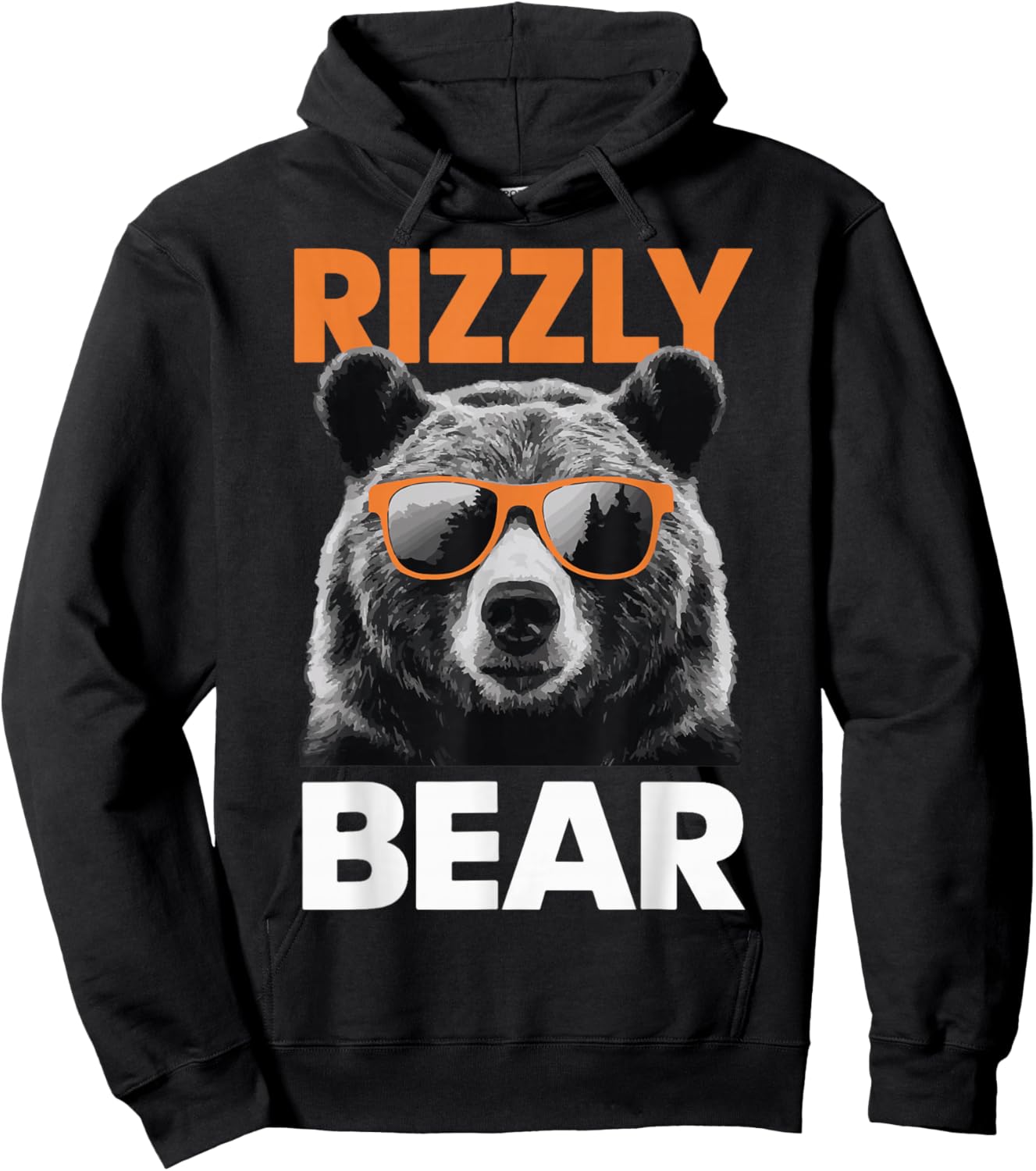 Rizzly Bear Grizzly Bear Grizzler Hoodie - Hoodie | Black