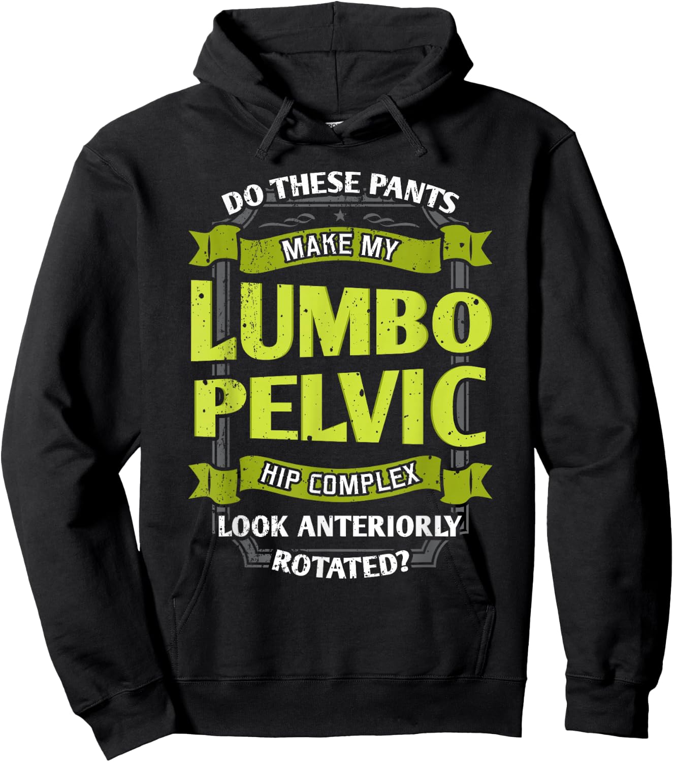 Physical Therapy Apparel -Adults Black Small Modern Graphic Christmas Birthday Physical Therapy Gait Disorder Physiotherapy Therapist Gift Hoodie - Hoodie | Black