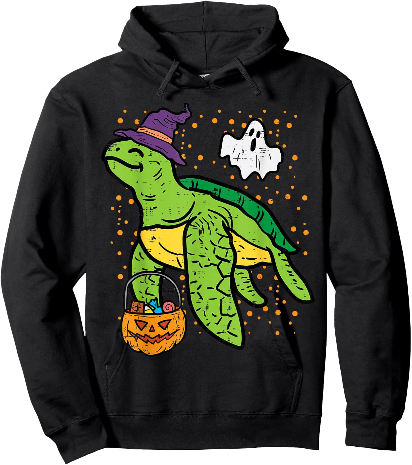 Halloween Turtle Tortoise Costume Men Women Kids Boys Girls Hoodie - Hoodie | Black