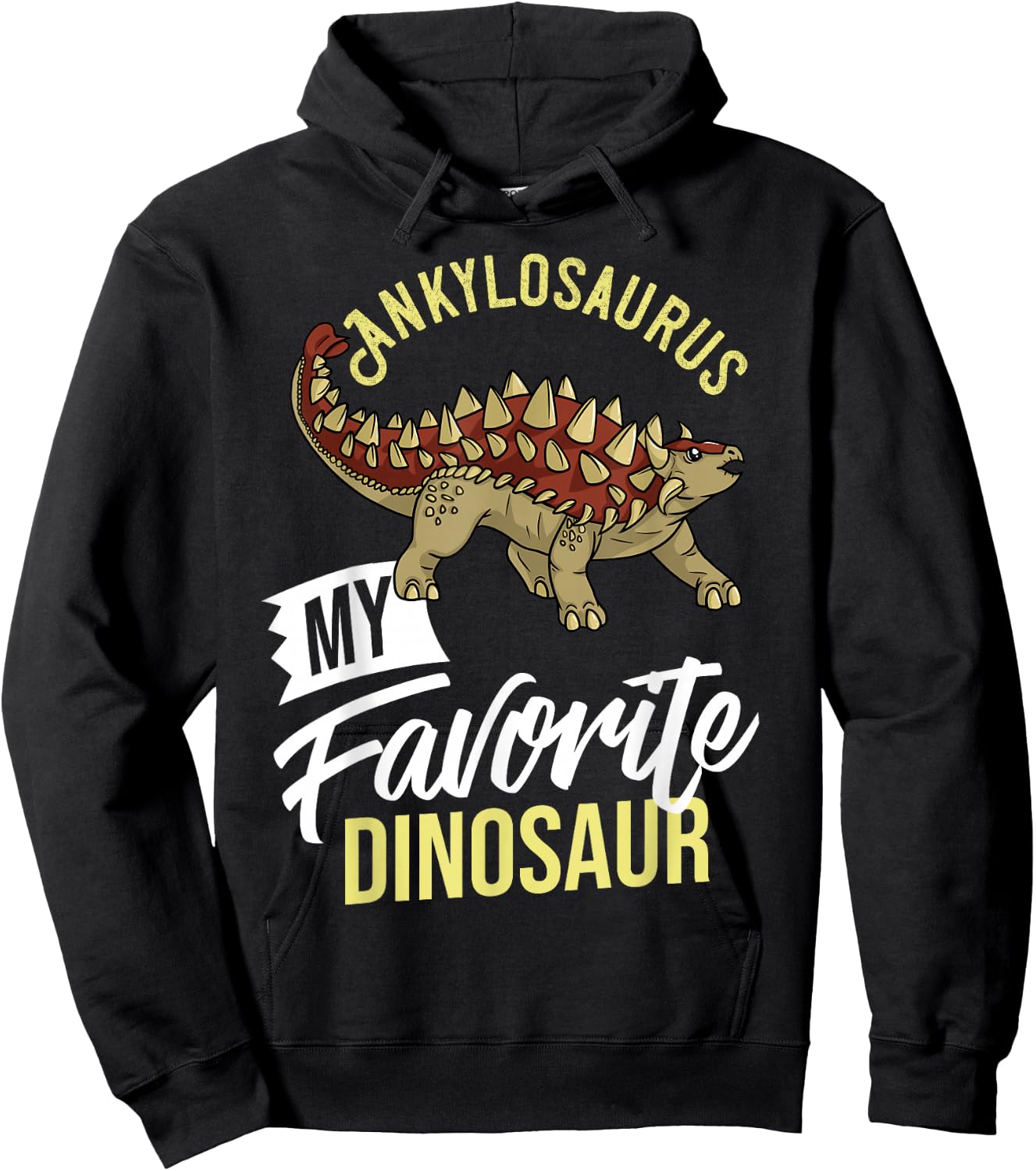 Ankylosaurus Dinosaur Gift Dino Fossil Hoodie - Hoodie | Black