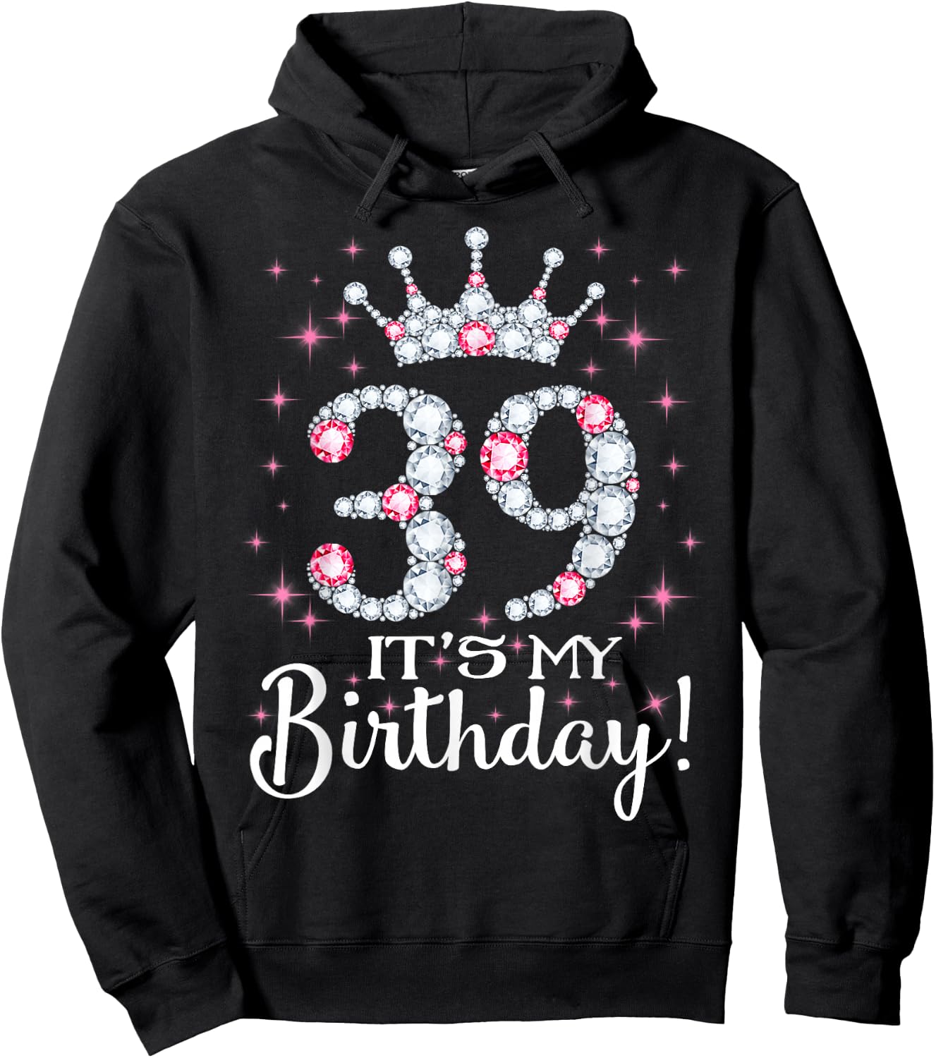 39 It's My Birthday 1982 39Th Birthday Gift Hoodie - Hoodie | Black