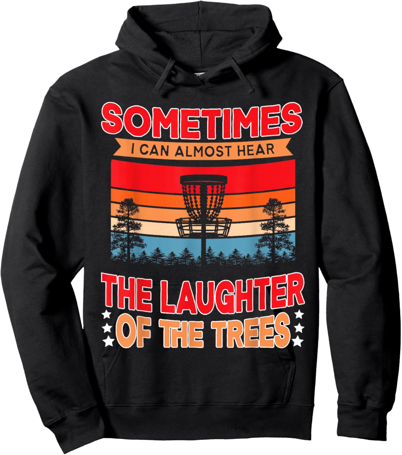 Funny Disc Golf Frisbee Player Hoodie - Hoodie | Black