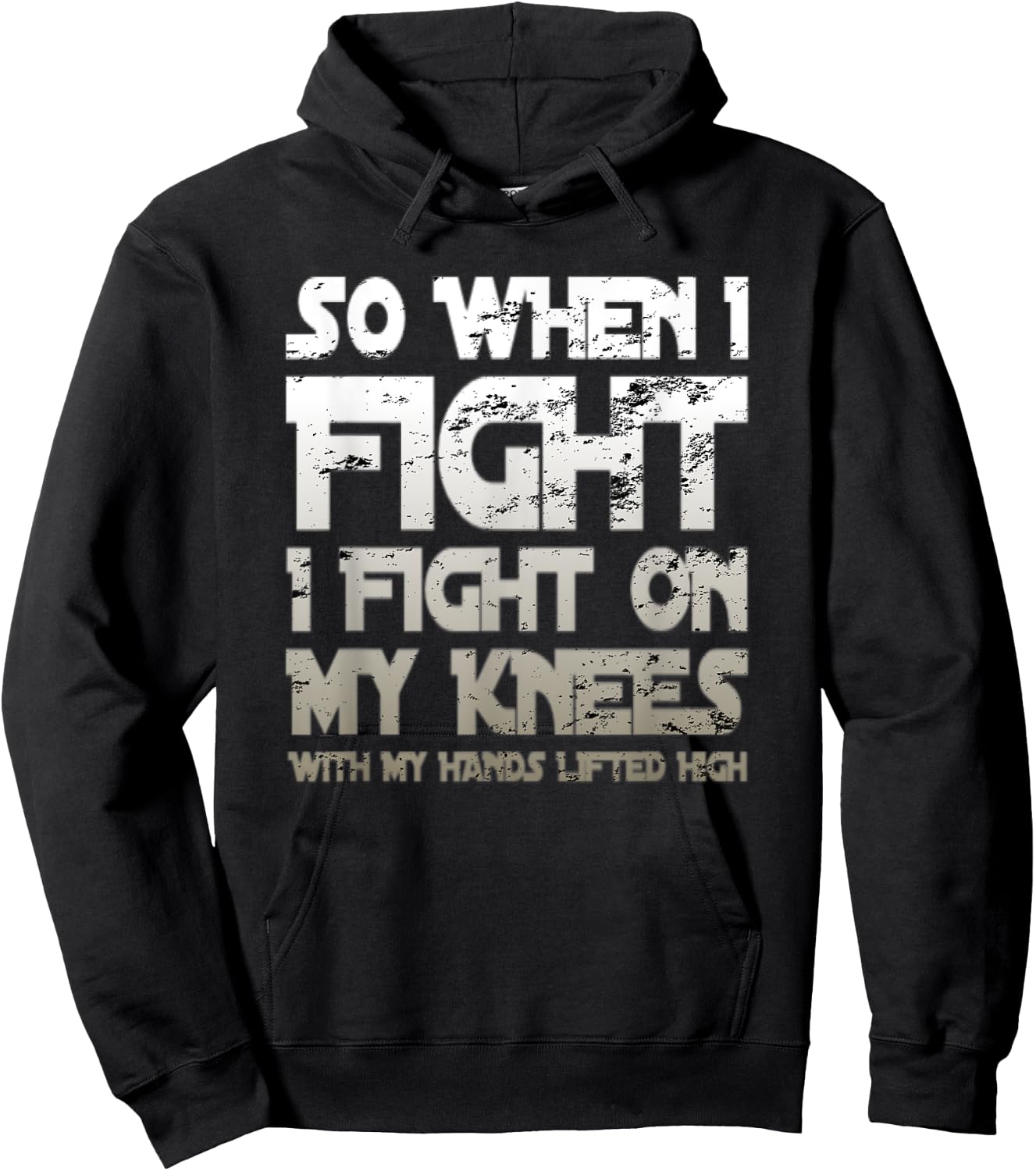 Battle Belongs To The Lord Christian Inspirational Faith Hoodie - Hoodie | Black