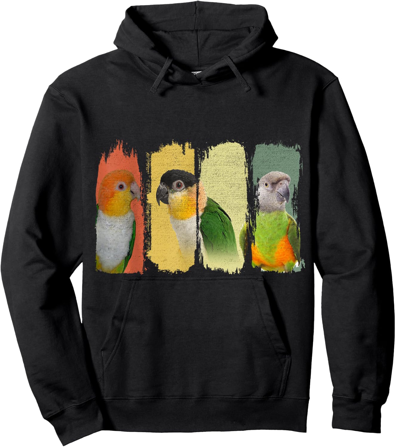 Caique Parrot Hoodie - Hoodie | Black