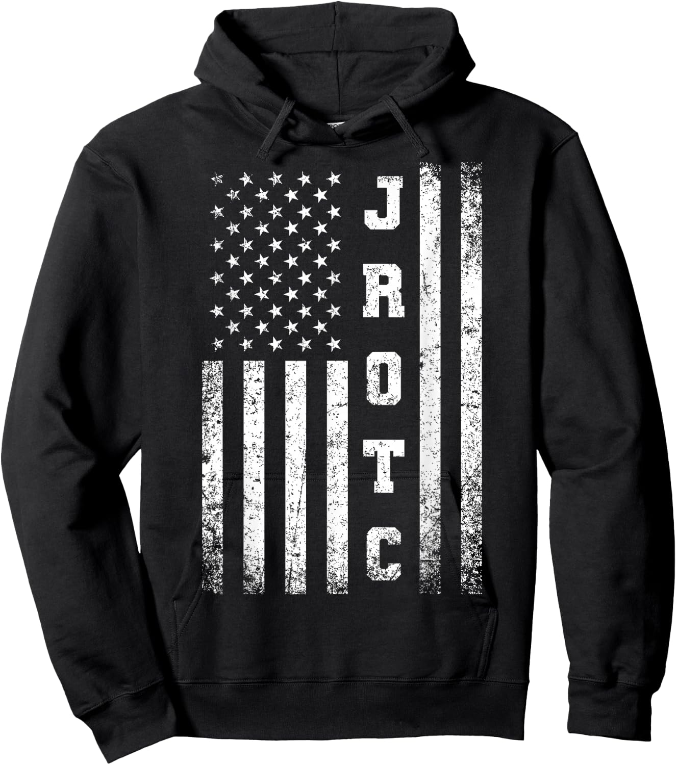 JROTC United States Junior ROTC American Flag Cool Hoodie - Hoodie | Black