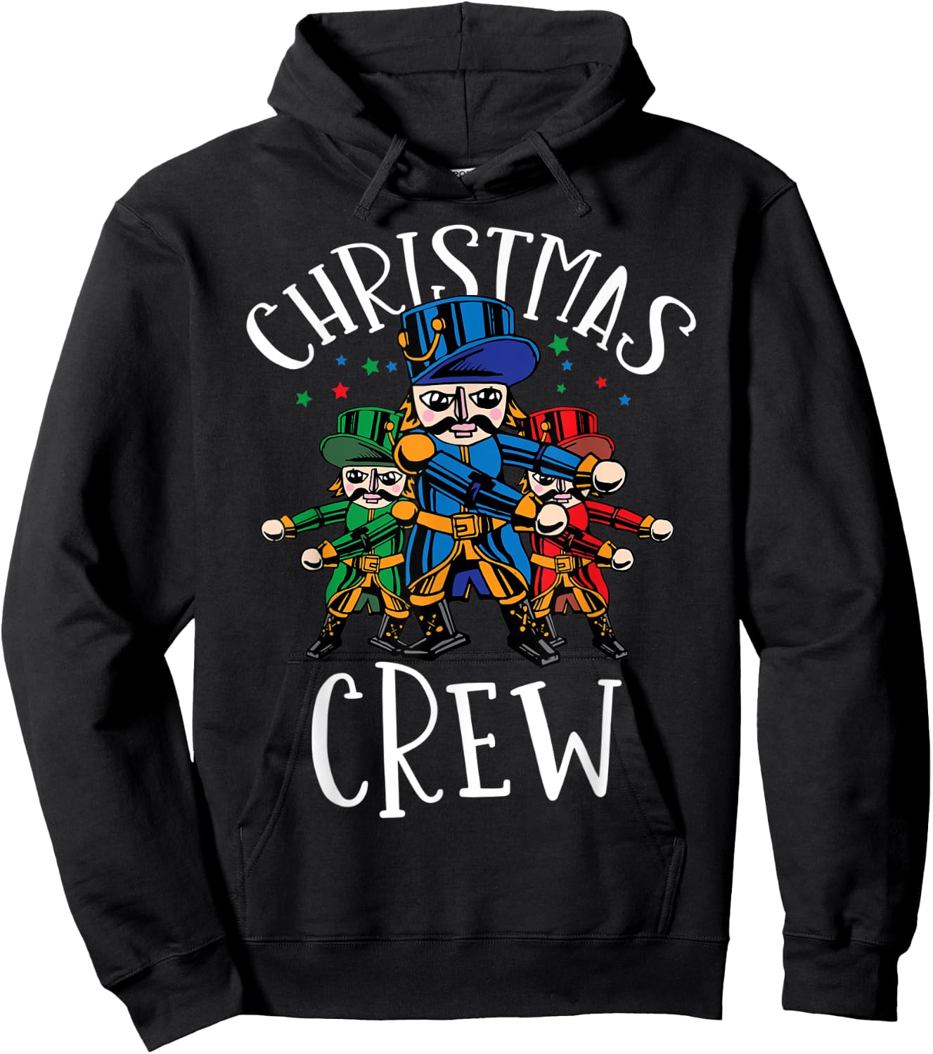 Nutcracker Shirt Christmas Crew Flossing Kids Hoodie - Hoodie | Black