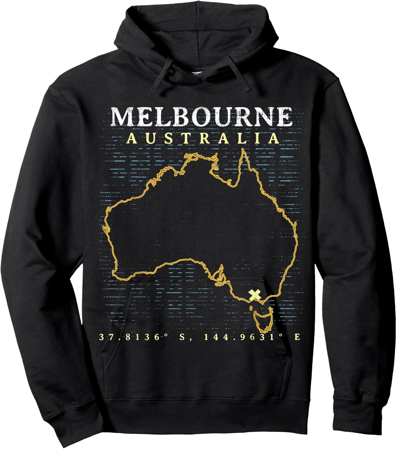 Australia Melbourne Hoodie - Hoodie | Black