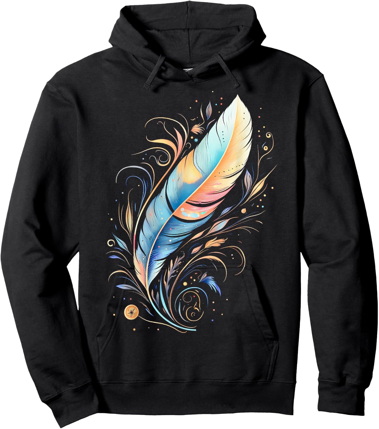 Native American Indian Design Warrior Native American Hoodie - Hoodie | Black