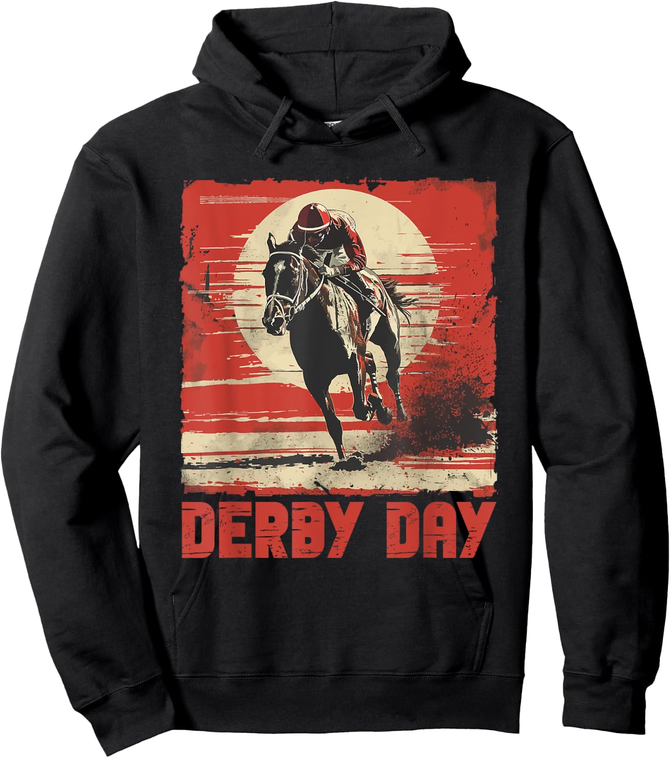 Elegant derby racing day KY Horse Racing Spectacle Hoodie - Hoodie | Black