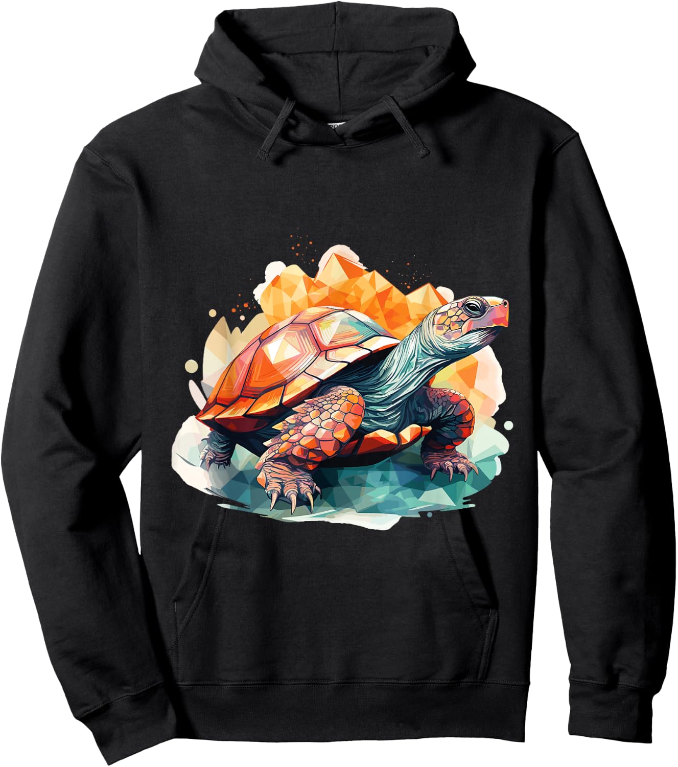 Sea Turtle in the Ocean, Turtles Lover Hoodie - Hoodie | Black