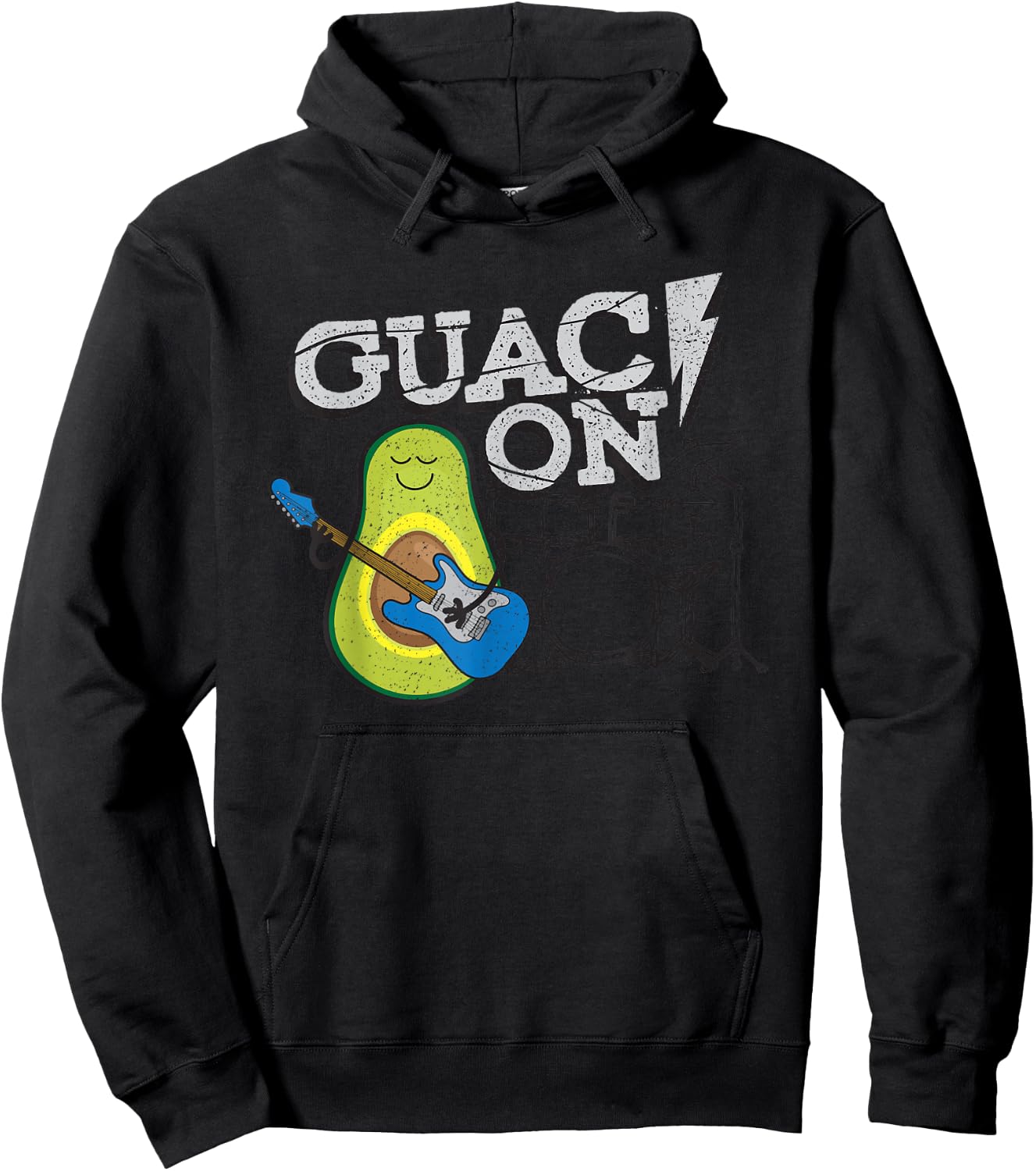 Funny Guac On! Guacamole T for music and Hoodie - Hoodie | Black