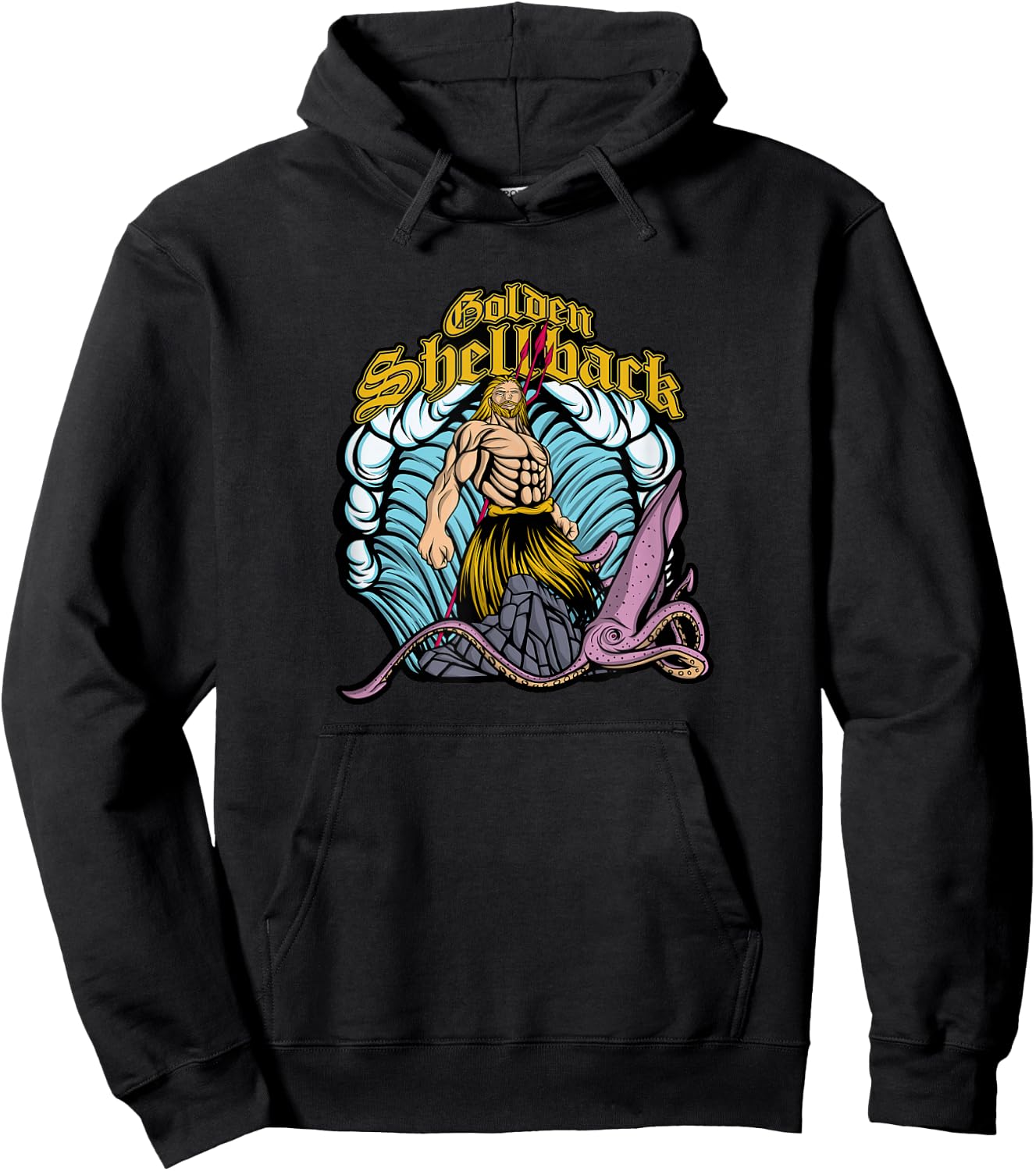 Golden Shellback Hoodie - Hoodie | Black