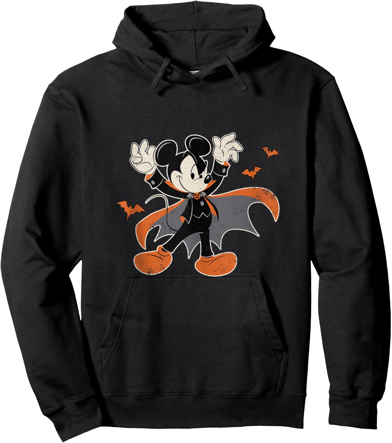 Disney Mickey Mouse Spooky Dracula Costume Halloween Hoodie - Hoodie | Black