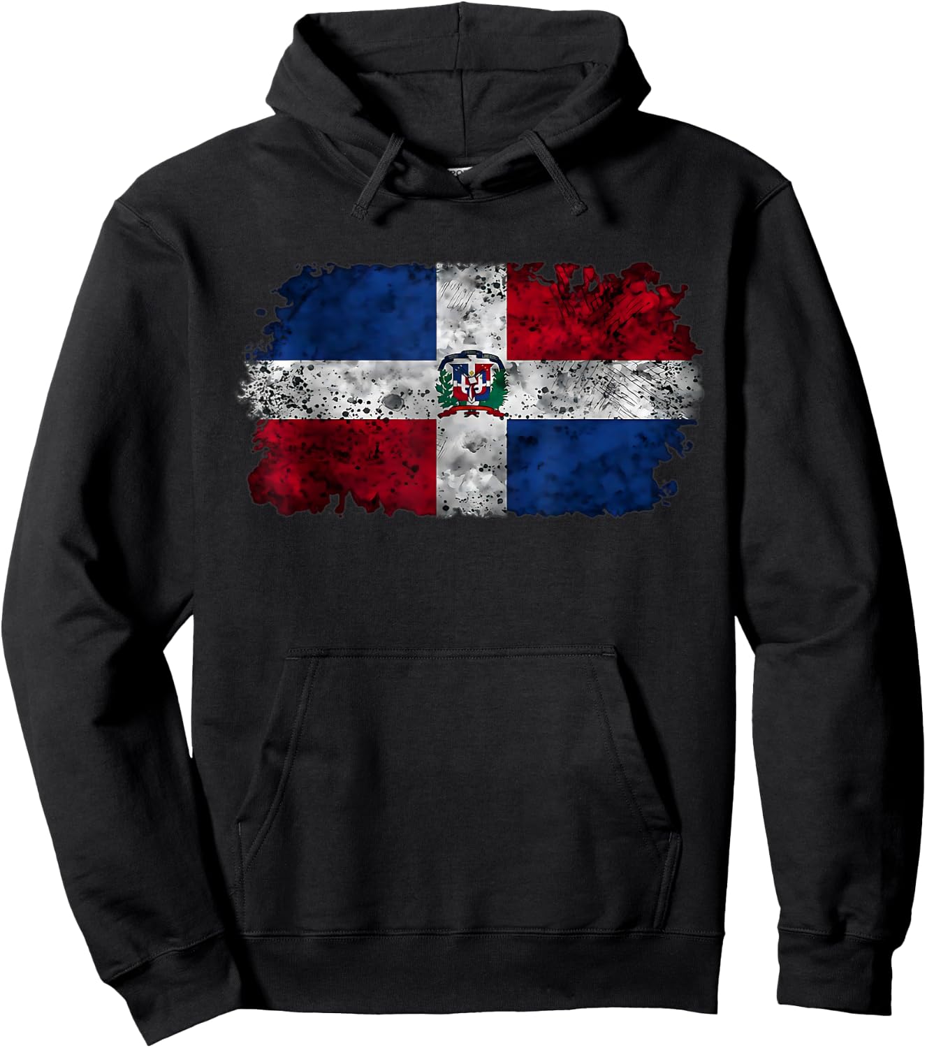 Dominican republic flag , dominican republic Hoodie - Hoodie | Black