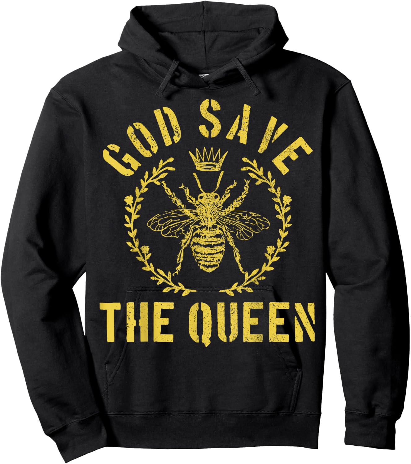God Save The Queen Bee Funny Beekeeper Gift Hoodie - Hoodie | Black
