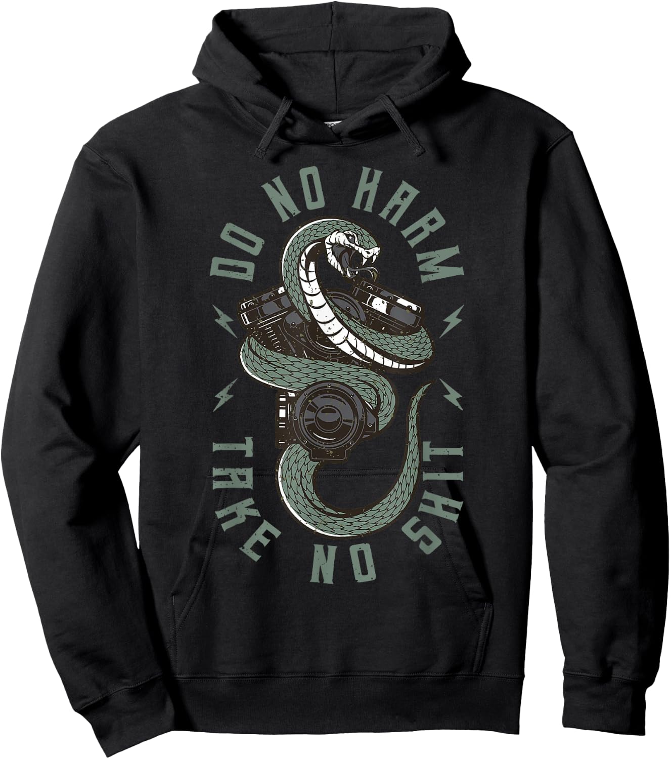 Do No Harm Take No Shit Hoodie - Hoodie | Black