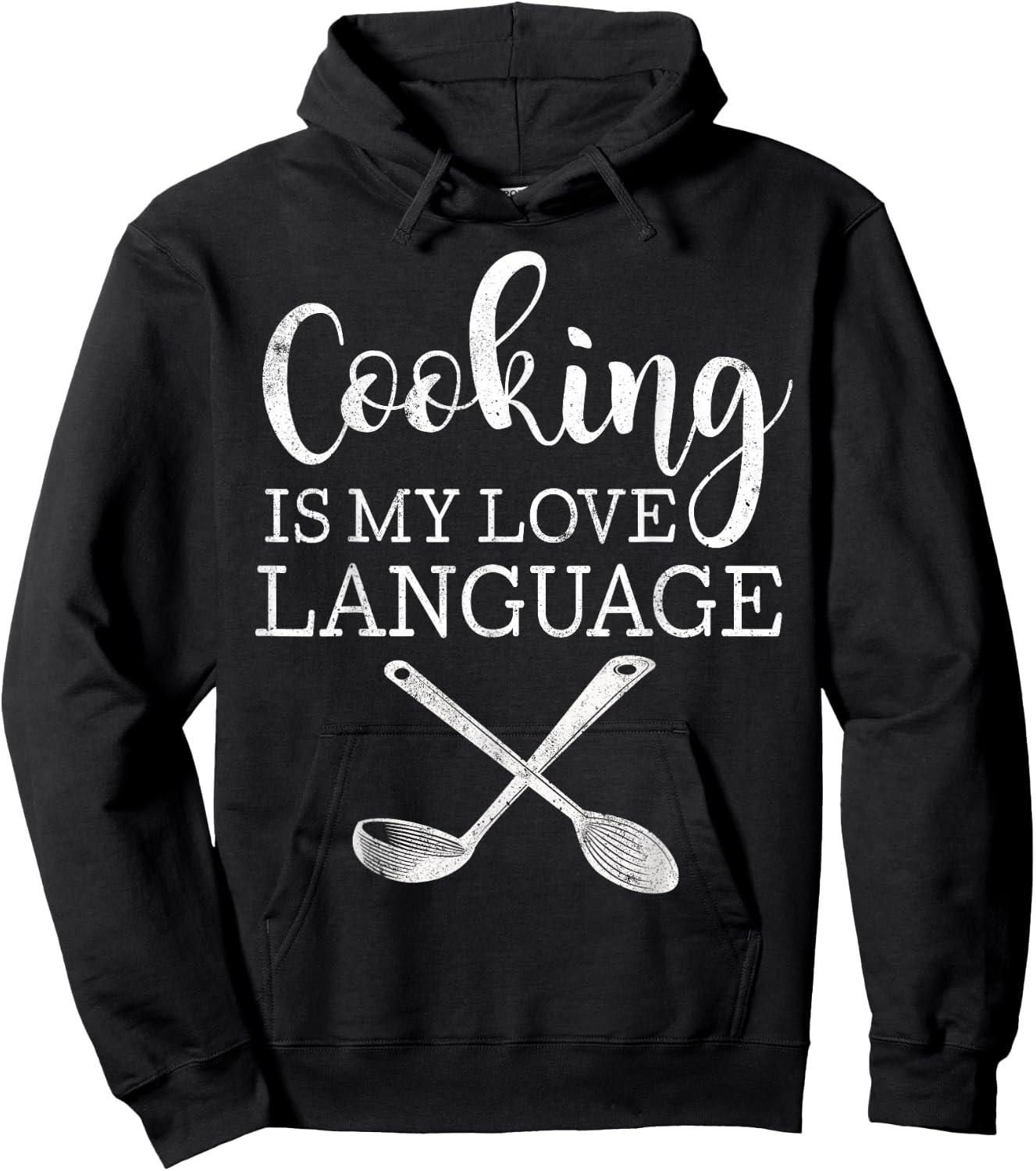Cooking Is My Love Language Shirt Funny Cooking Chef Hoodie - Hoodie | Black