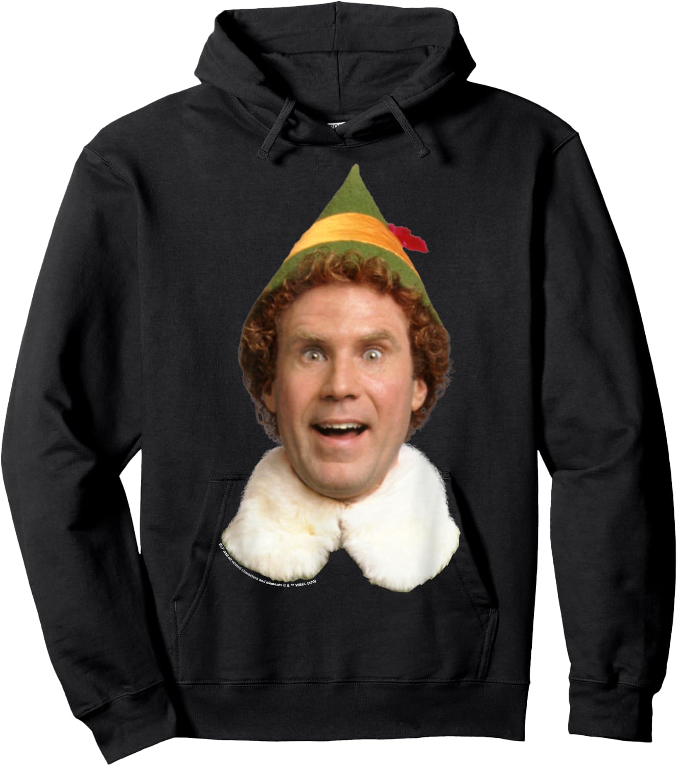 Elf Buddy The Elf Big Face Hoodie - Hoodie | Black