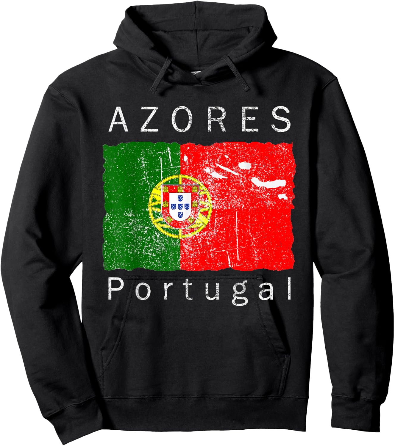 Azores Islands Portuguese Flag T Shirt I Love Portugal Hoodie - Hoodie | Black