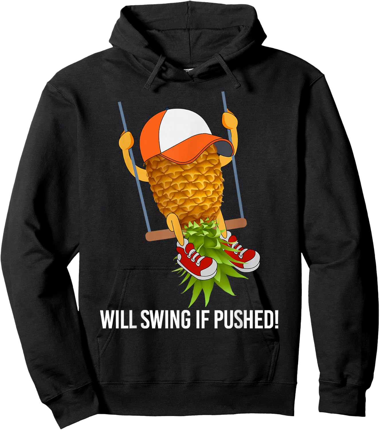 Swingers Shirts | Pineapple Swinging Lifestyle Funny Swinger Hoodie - Hoodie | Black