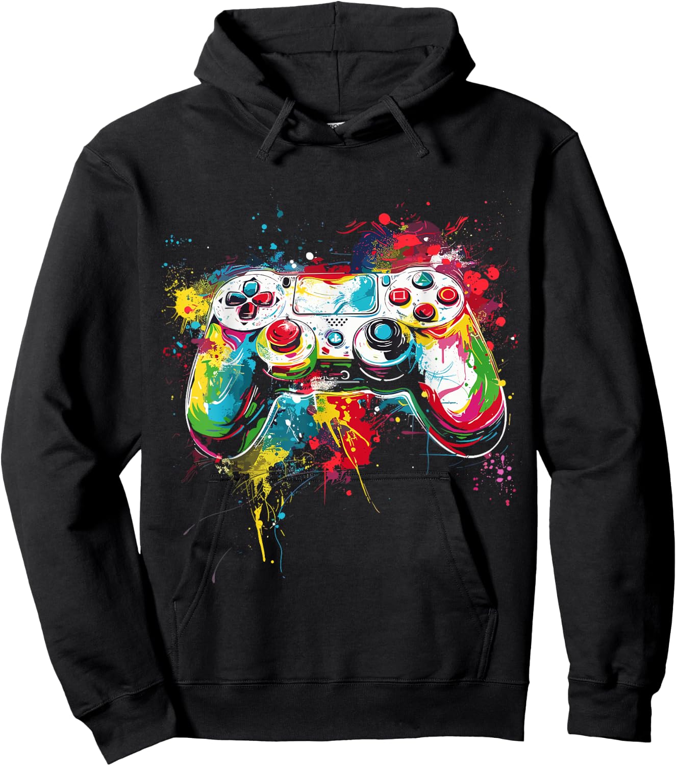 Control All The Things Video Game Controller Gamer Boys Men Hoodie - Hoodie | Black