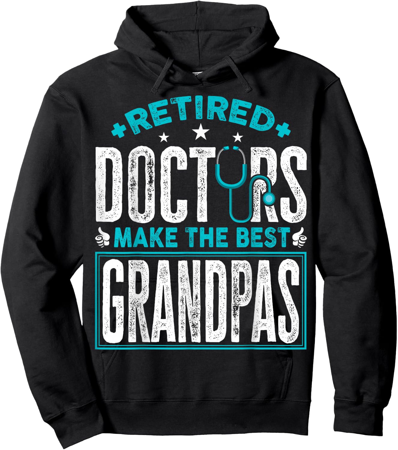 Retired Doctors Make the Best Grandpas Retirement Doctor Hoodie - Hoodie | Black