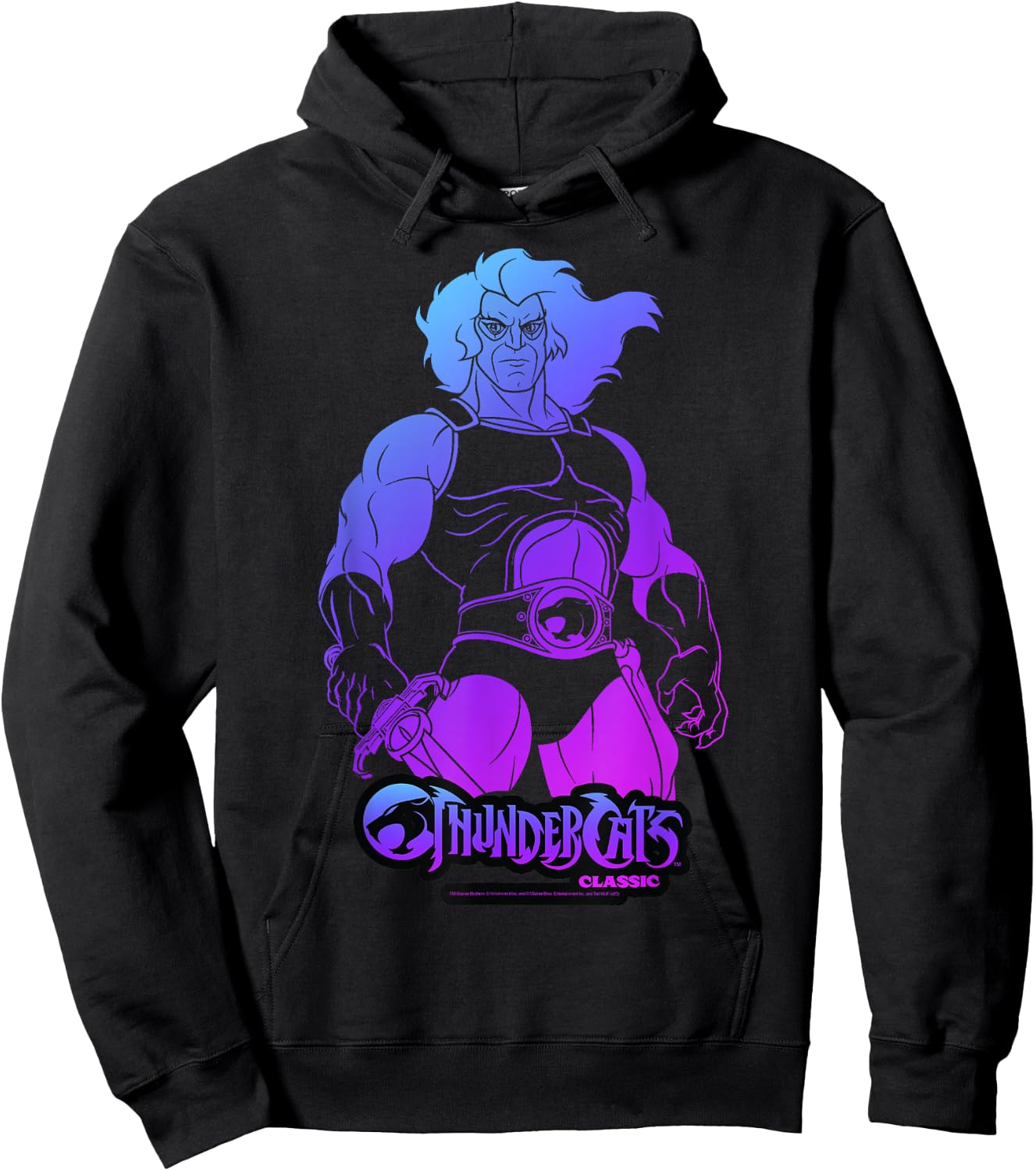 ThunderCats Lion-O Gradient Portrait Hoodie - Hoodie | Black