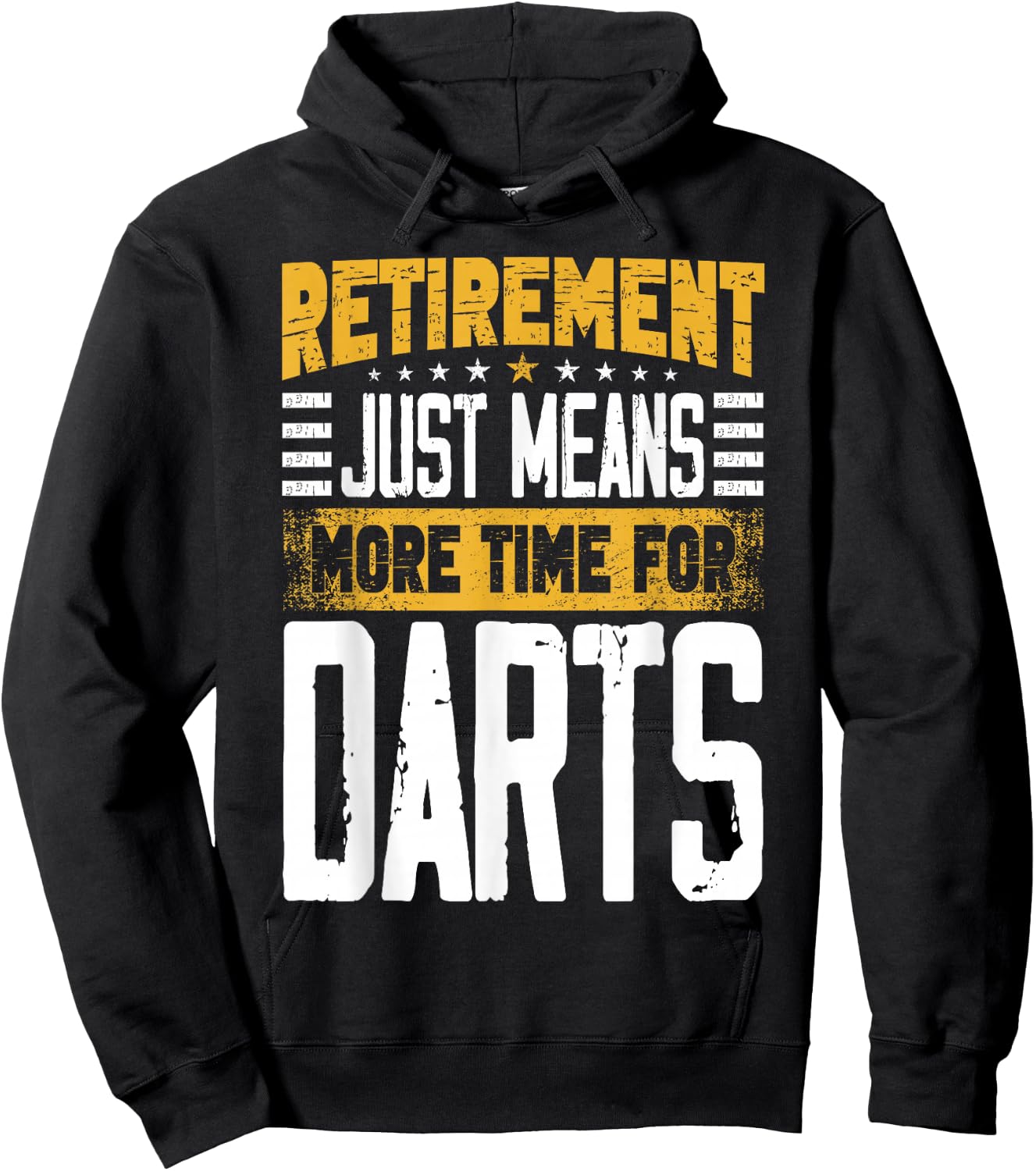 Dart Player Darts Retired Retirement Hoodie - Hoodie | Black