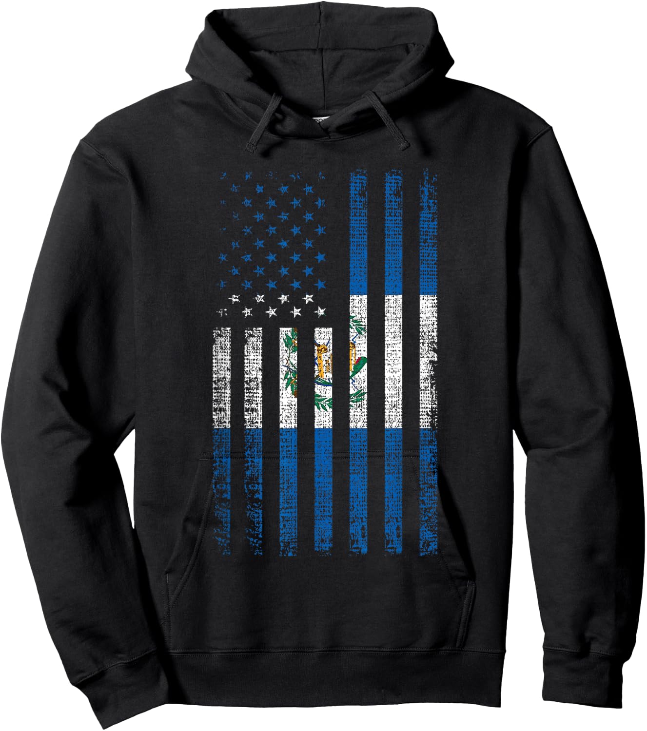 Guatemala USA - Pride Guatemala American Flag Kids Men Hoodie - Hoodie | Black