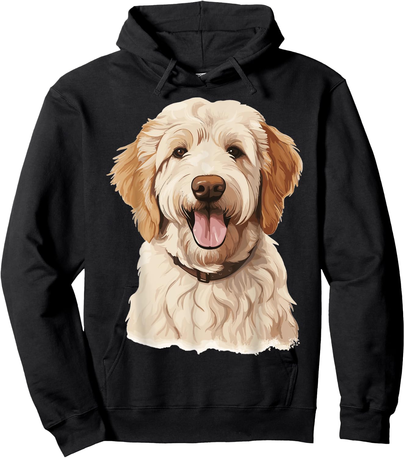 Goldendoodle Dog Breed Pet Cute Graphic Women Kids Hoodie - Hoodie | Black
