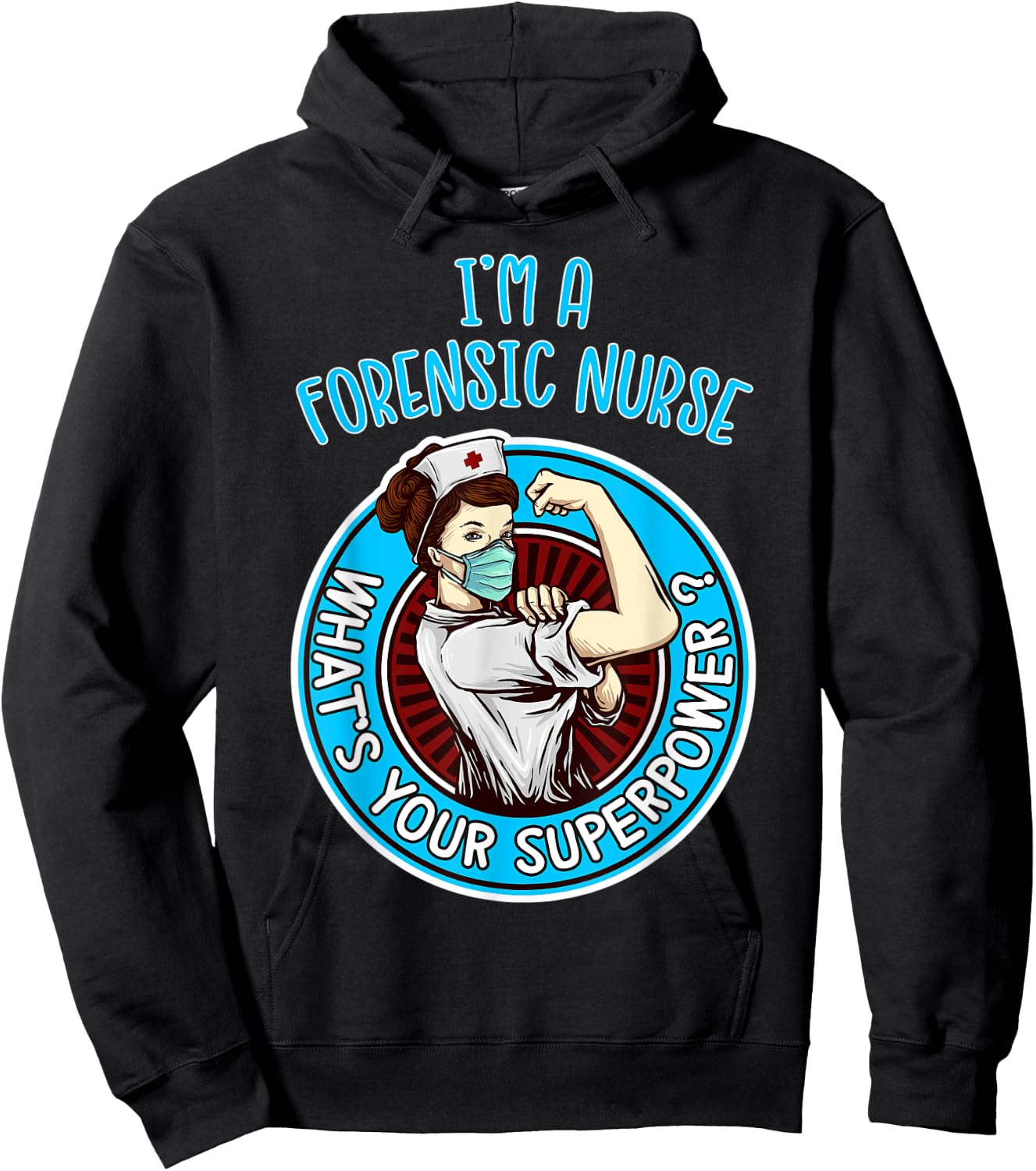Forensic Nurse Shirt Nursing Apparel Hoodie - Hoodie | Black