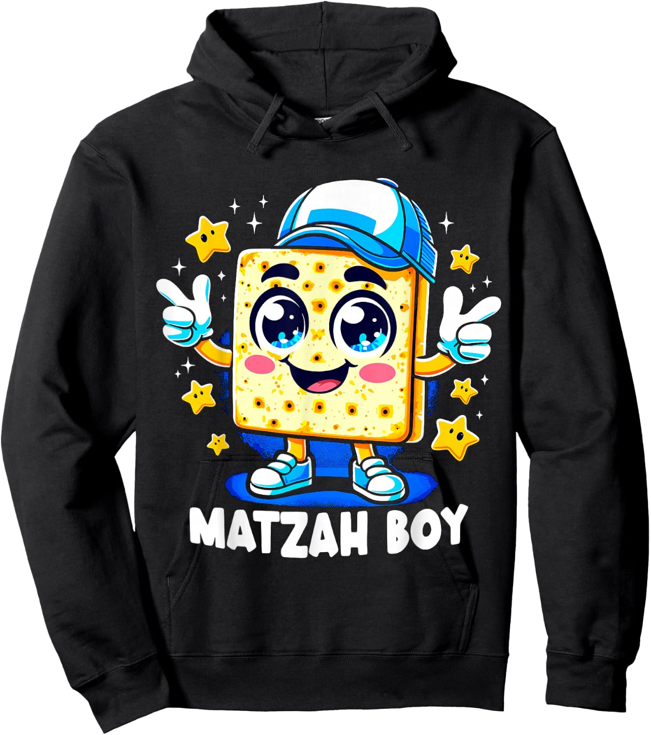 Matzah Boy Pessach Passover Jewish Egypt Boy Hoodie - Hoodie | Black