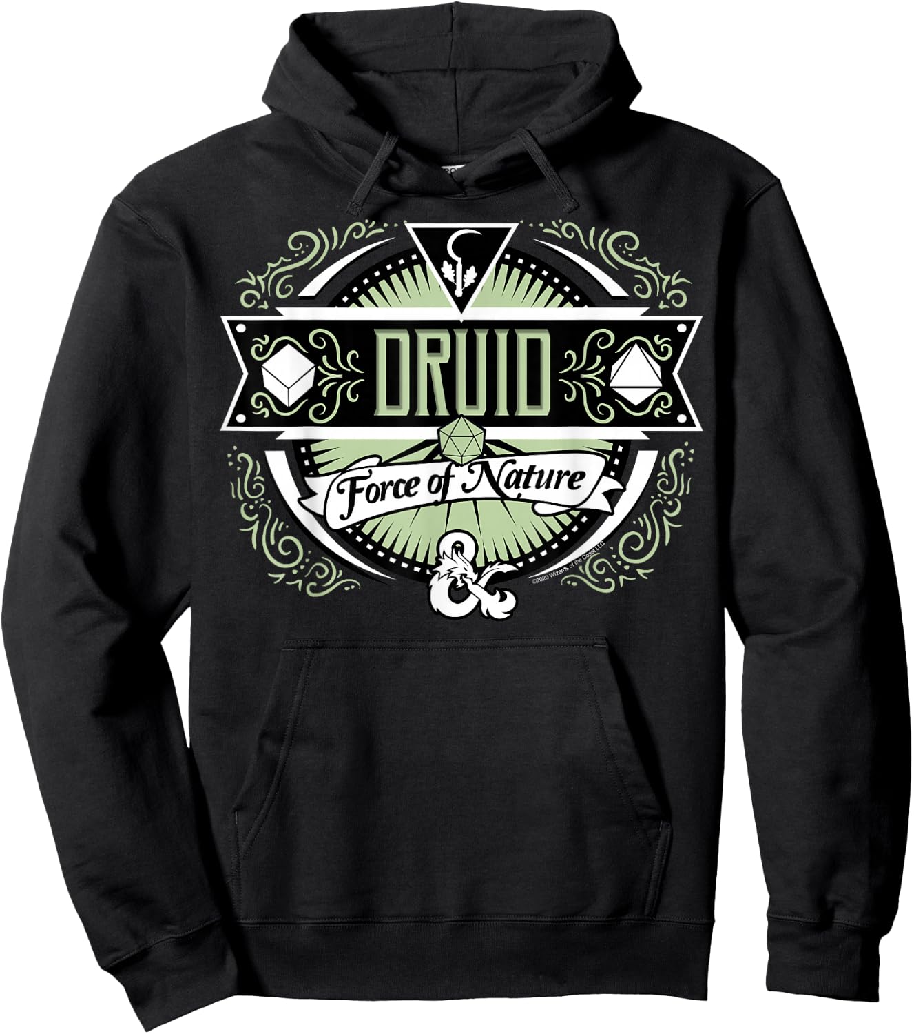 Dungeons & Dragons Druid Force Of Nature Hoodie - Hoodie | Black