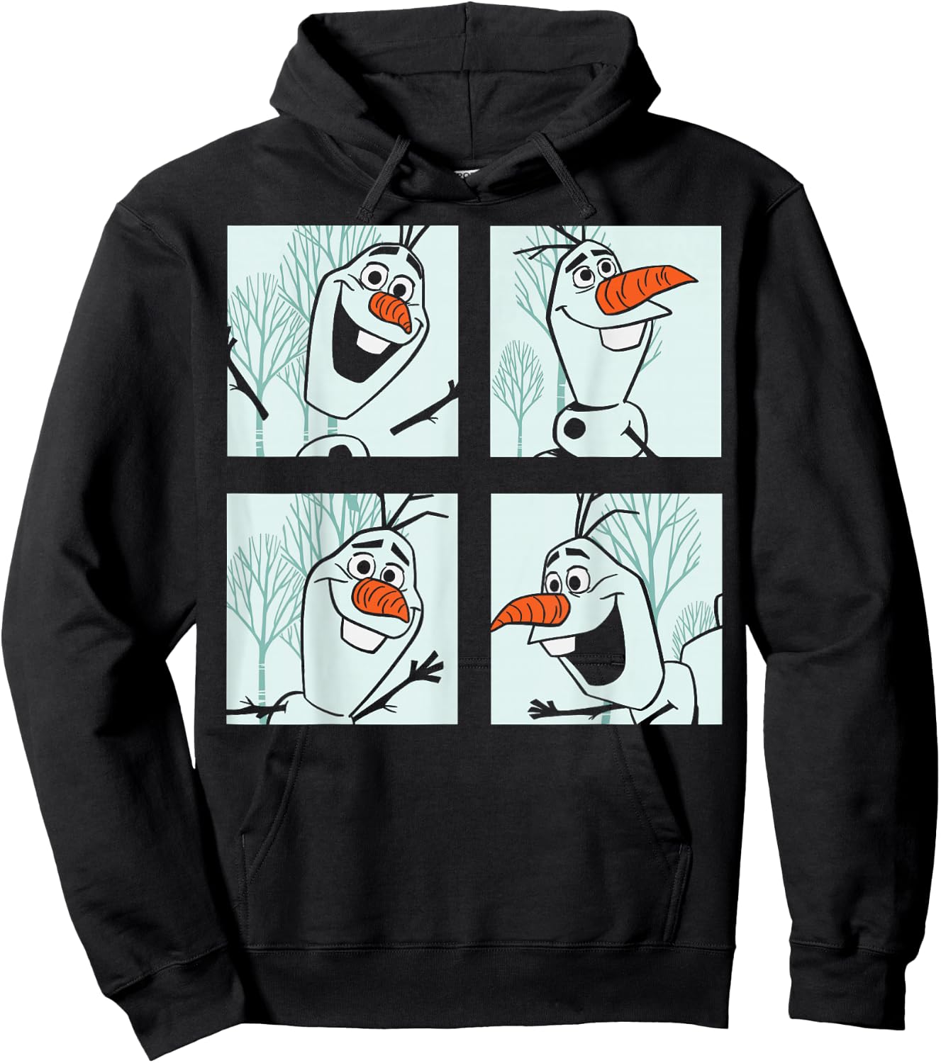 Disney Frozen 2 Olaf Panels Hoodie - Hoodie | Black