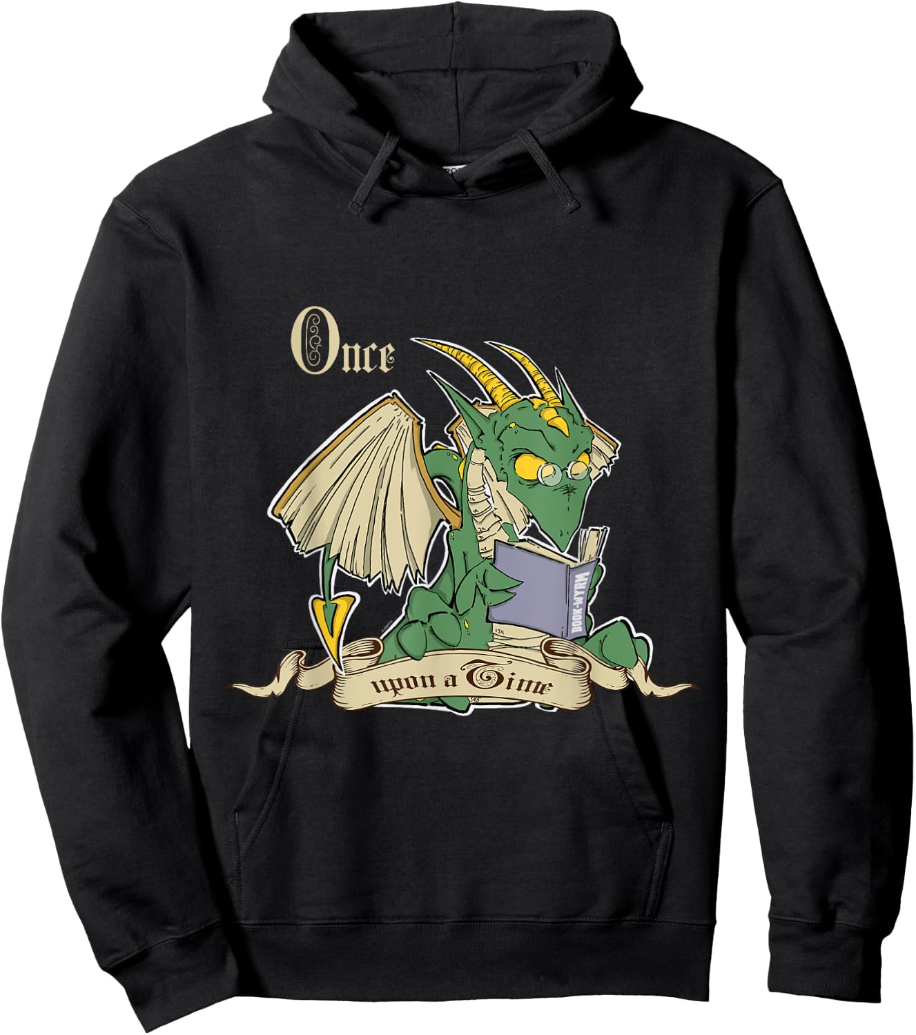 Book Wyrm Hoodie - Hoodie | Black