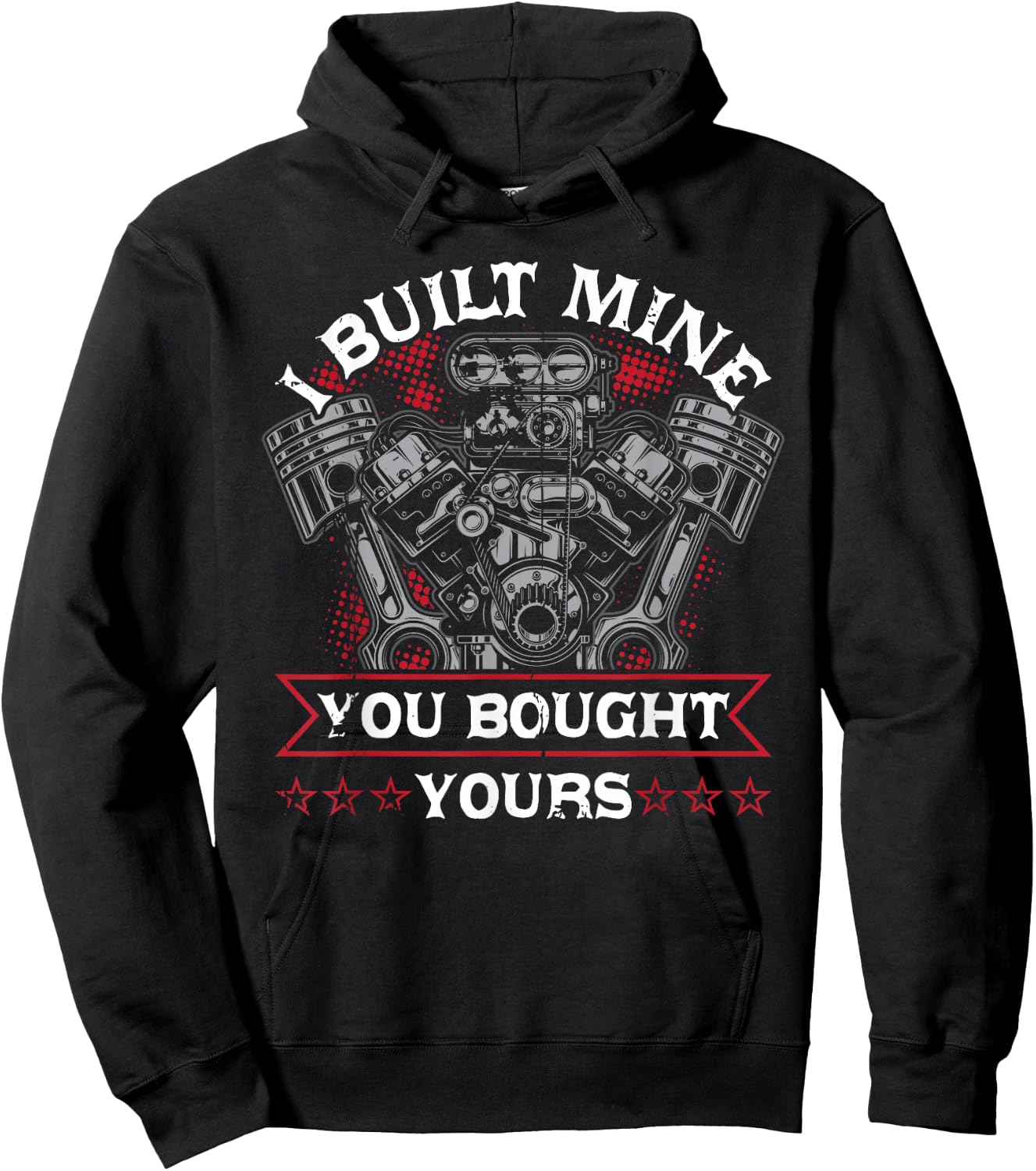 Diesel Mechanic Car Fixing I Built Mine You Built Yours Hoodie - Hoodie | Black
