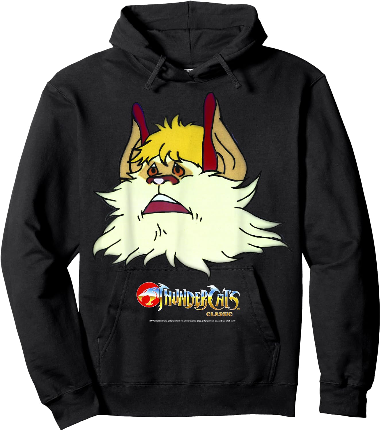 Thundercats Classic Snarf Big Face Hoodie - Hoodie | Black