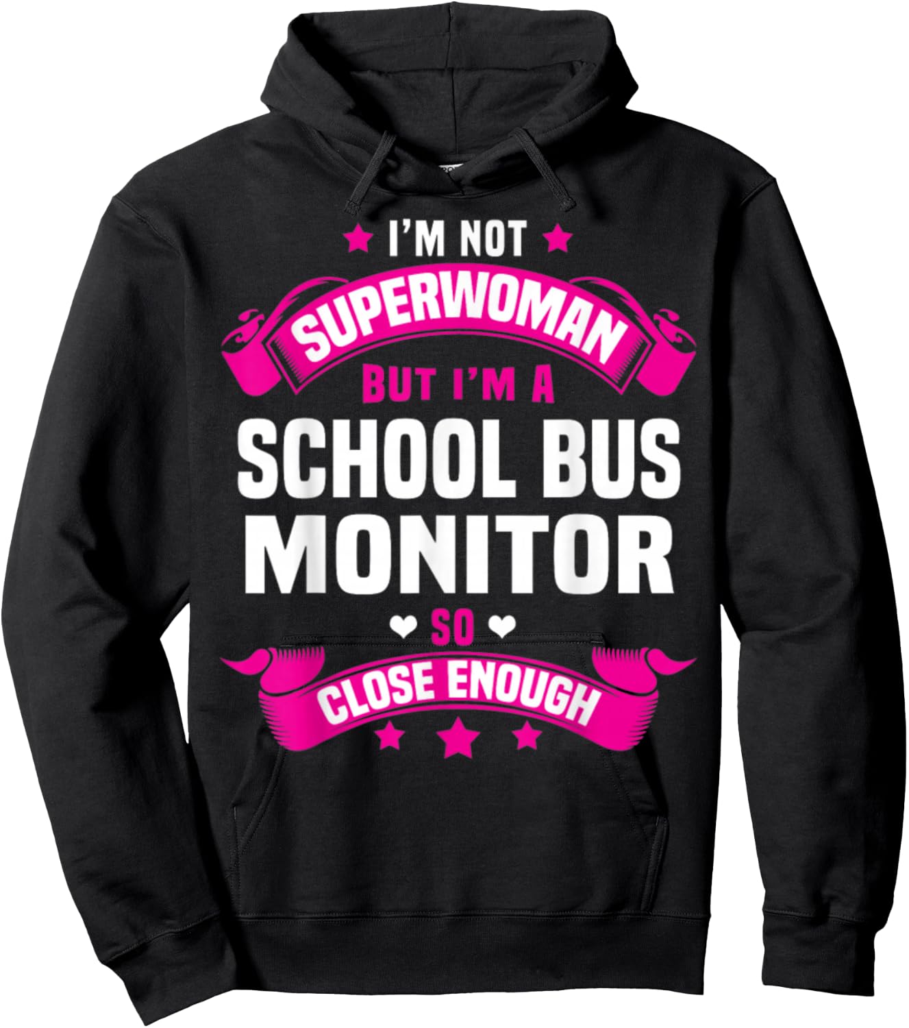 School Bus Monitor Hoodie - Hoodie | Black