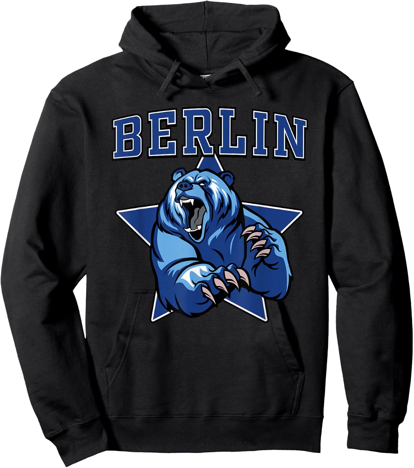 Berlin Bears High School Team Spirit Hoodie - Hoodie | Black