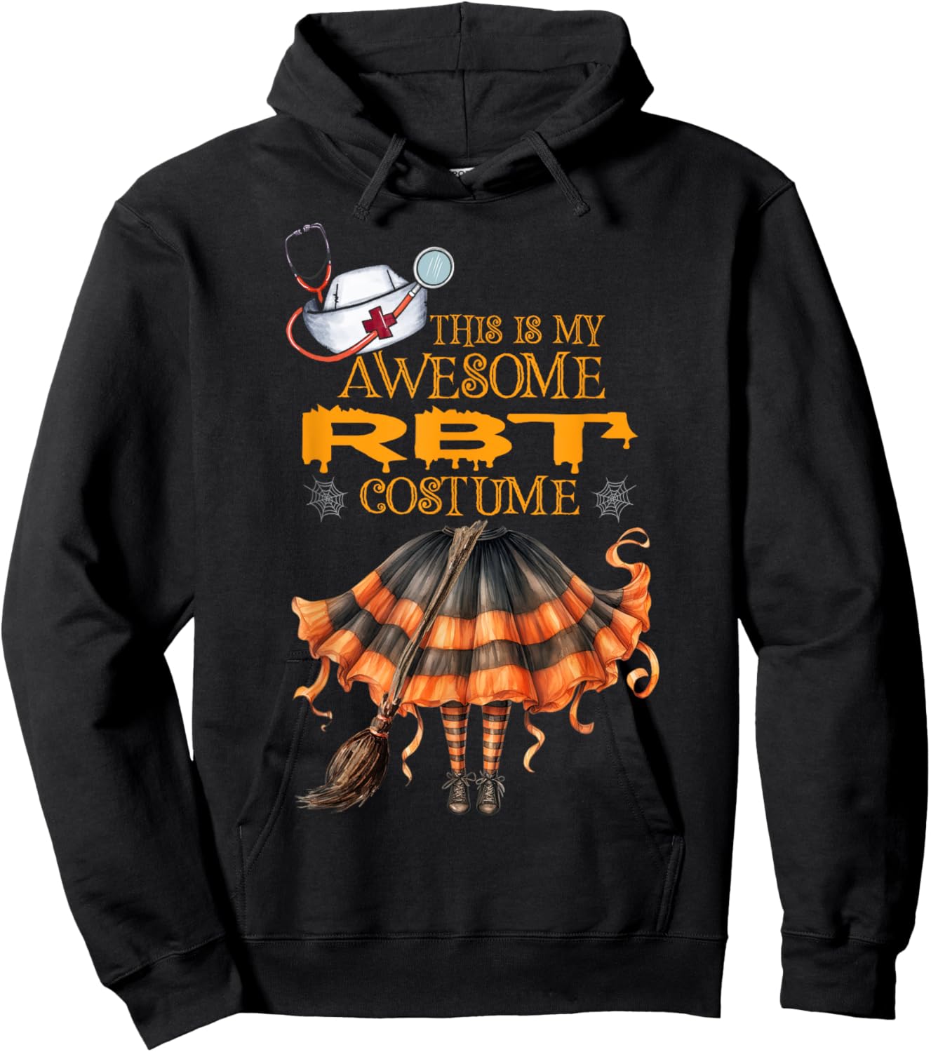 RBT Costume Witch Halloween Registered Behavior Technician Hoodie - Hoodie | Black
