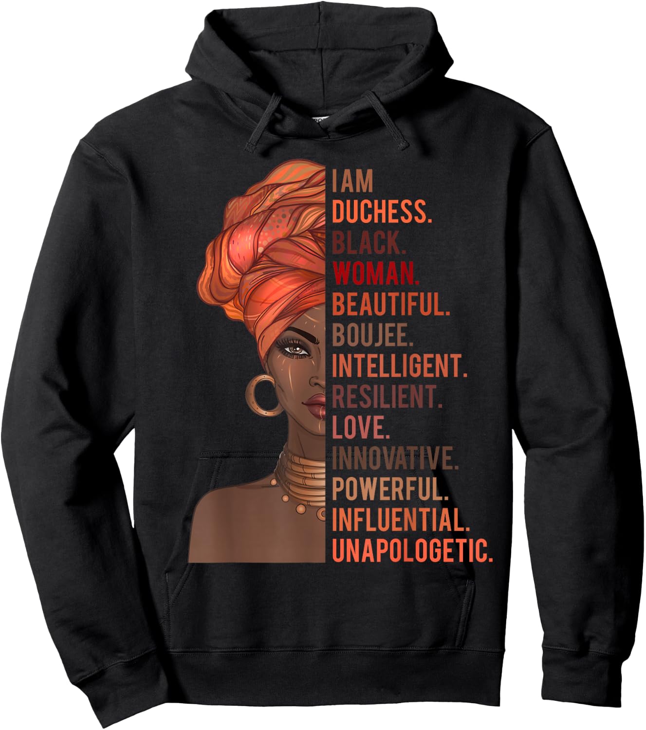I Am Duchess Black Woman History Month 2020 Pride Melanin Hoodie - Hoodie | Black