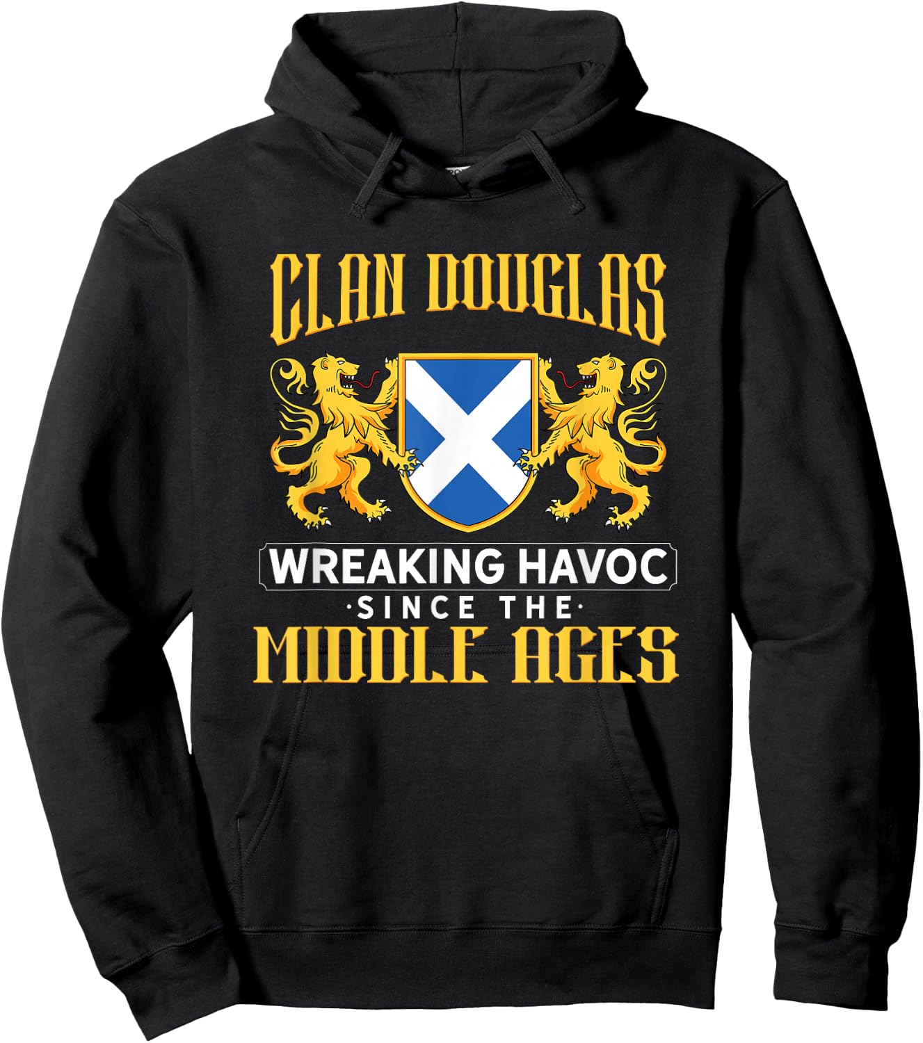 Clan Douglas, Scottish Humor, Scottish Pride Shirt Hoodie - Hoodie | Black