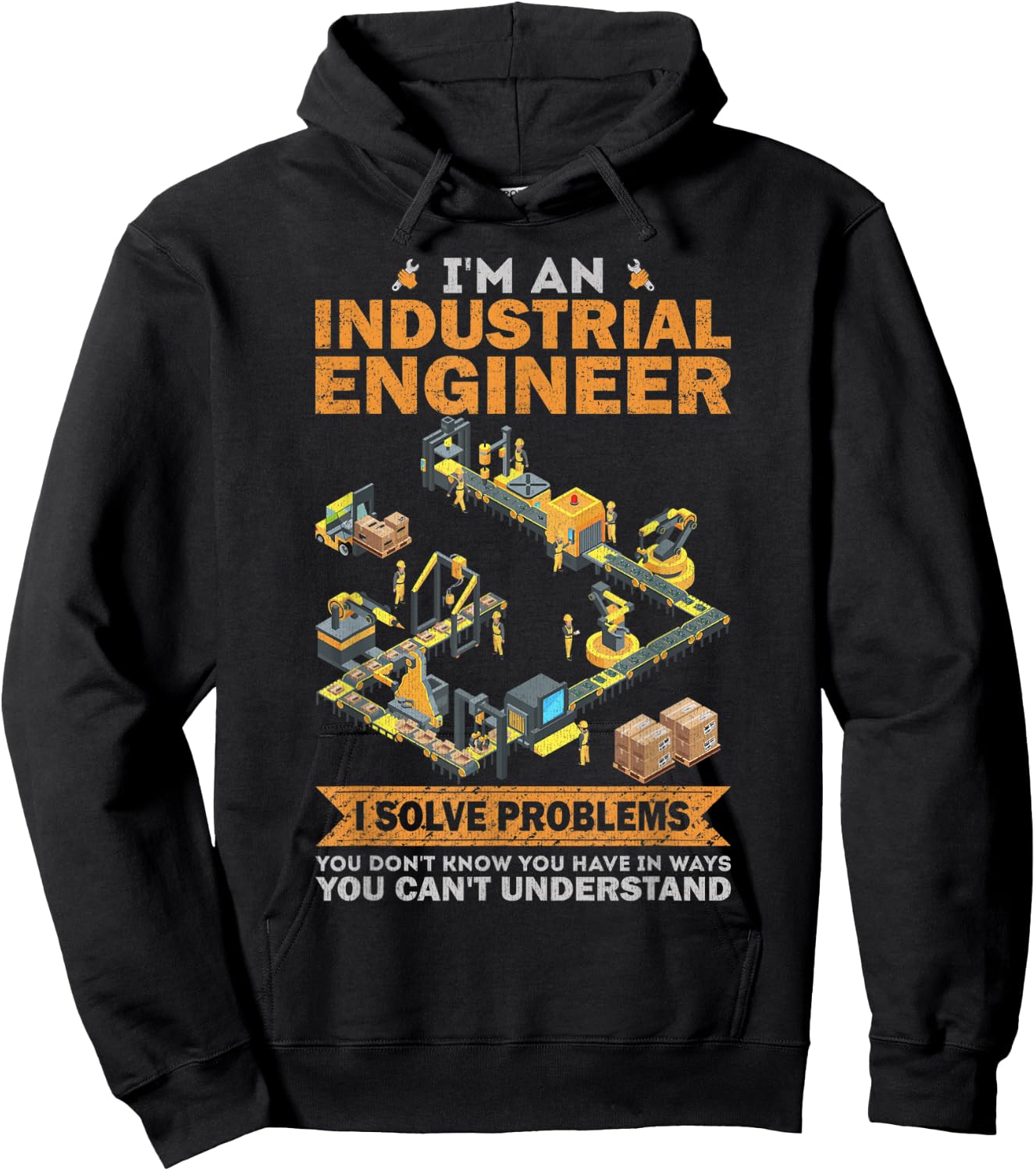 I'm An Industrial Engineer Hoodie - Hoodie | Black