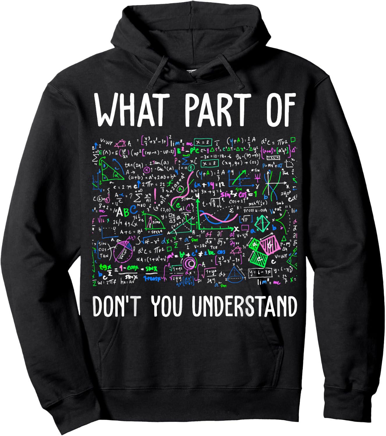 Science Funny Geek Nerd Gift Teacher STEM Mathematics Hoodie - Hoodie | Black