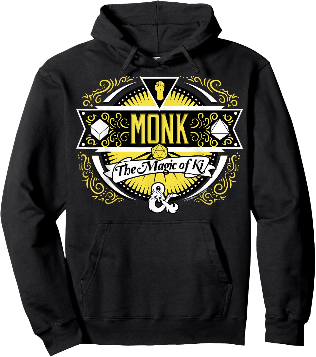 Dungeons & Dragons Monk The Magic Of Ki Hoodie - Hoodie | Black