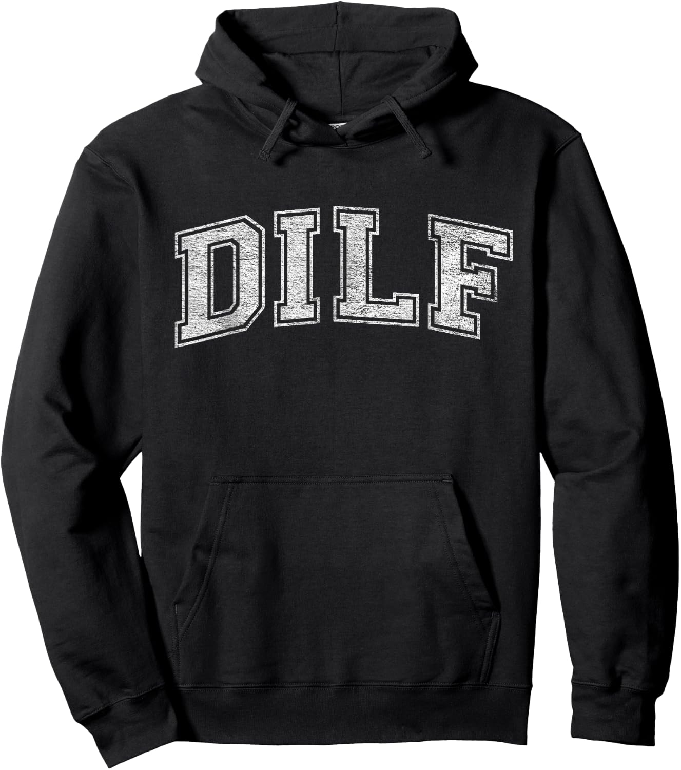 DILF Varsity Style DAD Older More Mature Men Hoodie - Hoodie | Black