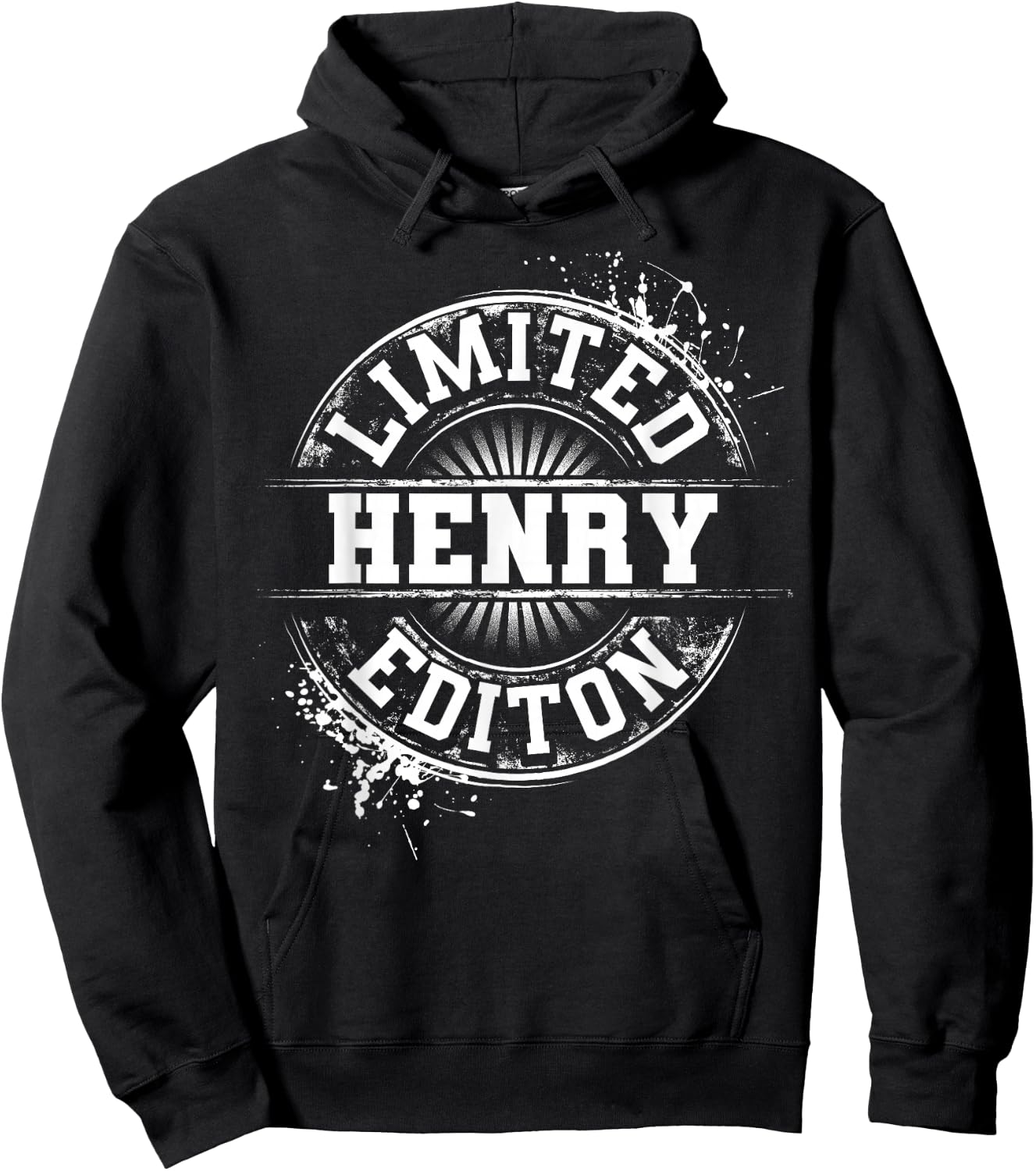 HENRY Limited Edition Funny Personalized Name Joke Gift Hoodie - Hoodie | Black