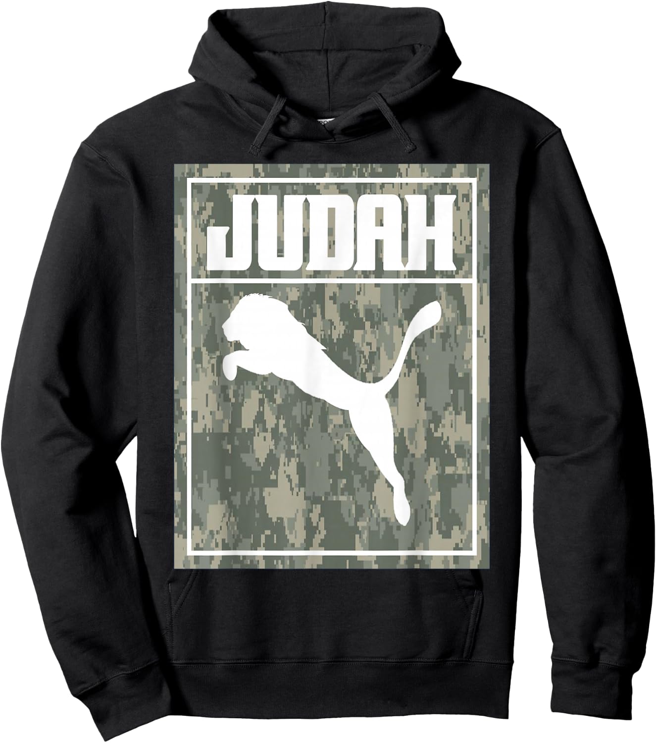 Hebrew Israelite Lion of Judah Hoodie - Hoodie | Black