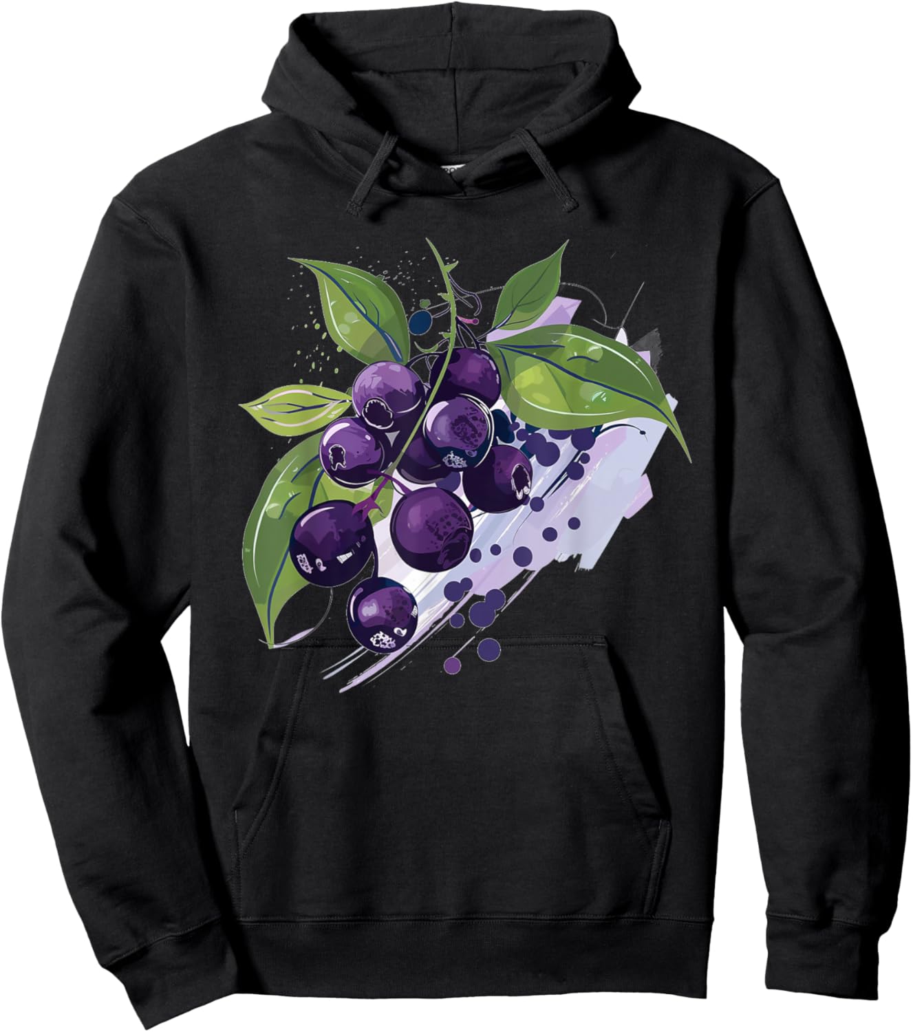 Pretty Huckleberries Costume for Fruits Lovers Hoodie - Hoodie | Black