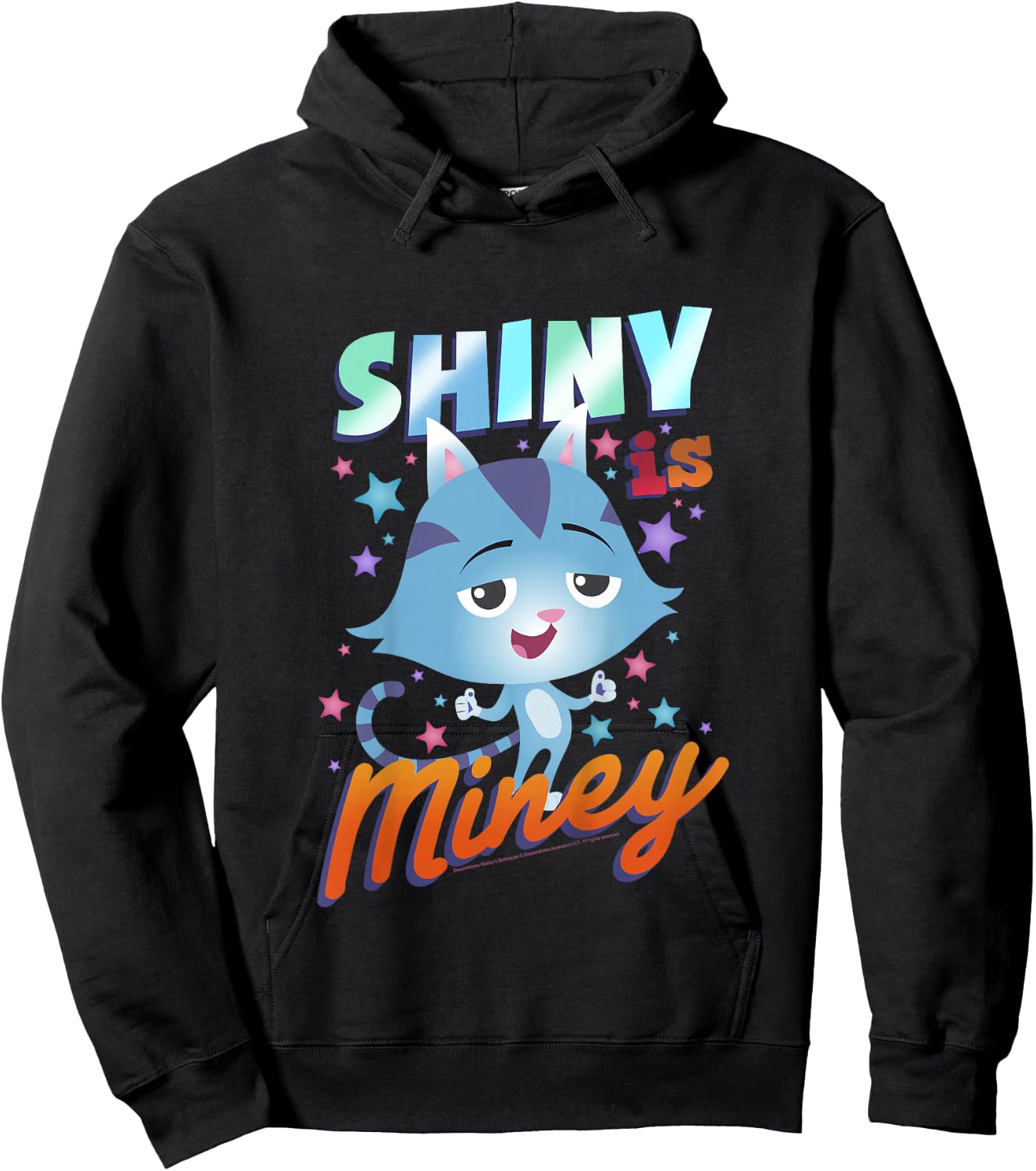 Kids Gabby's Dollhouse CatRat Shiny Is Miney Hoodie - Hoodie | Black